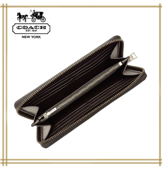 コーチメンズ長財布　COACH   ACCORDION WALLET IN SIGNATURE F58112　F75000【F58112　MABR】