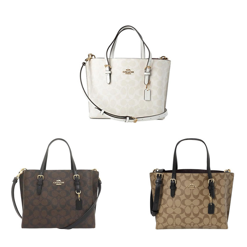 COACH★MOLLIE TOTE 25 IN SIGNATURE CANVAS C4250