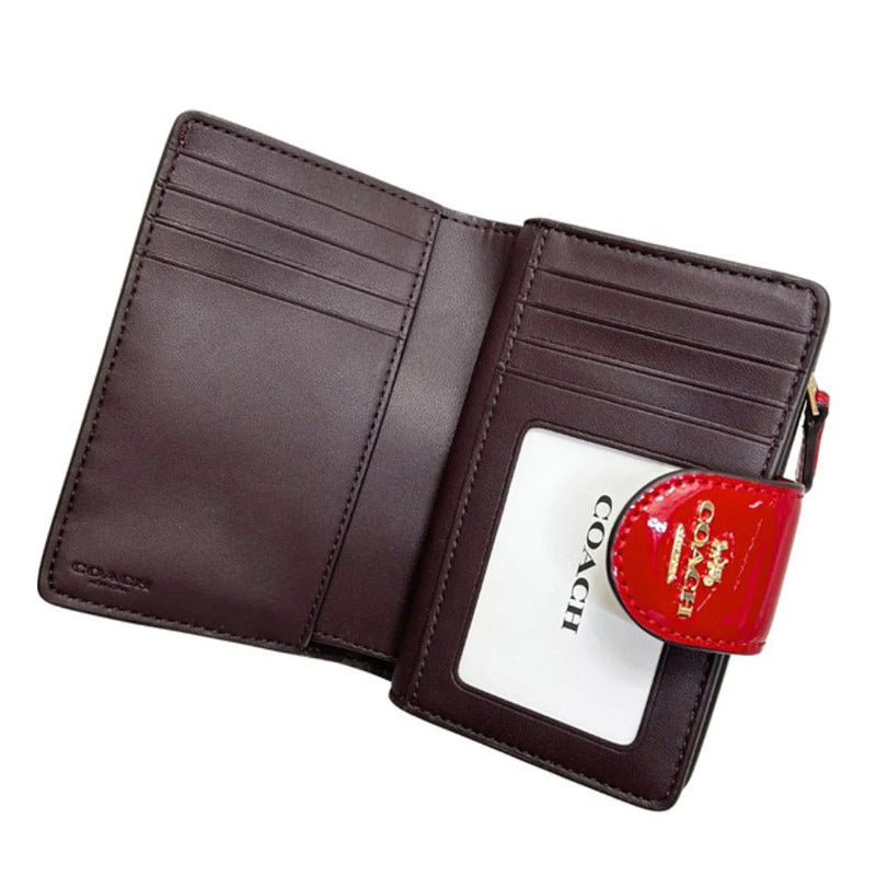 COACH★MEDIUM CORNER ZIP WALLET CV414