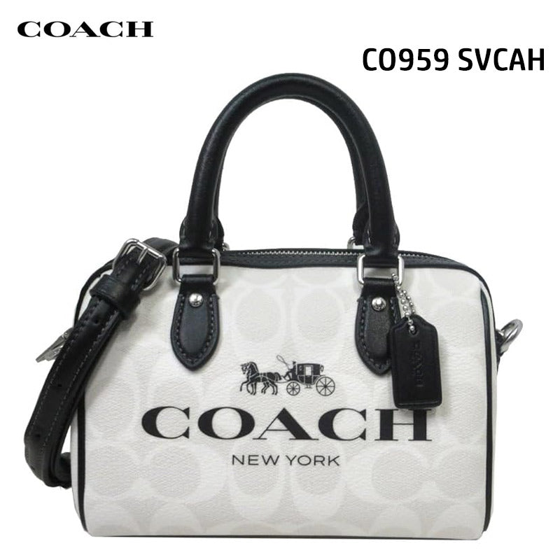 COACH★MINI ROWAN CROSSBODY  IN SIGNATURE CANVAS CO959