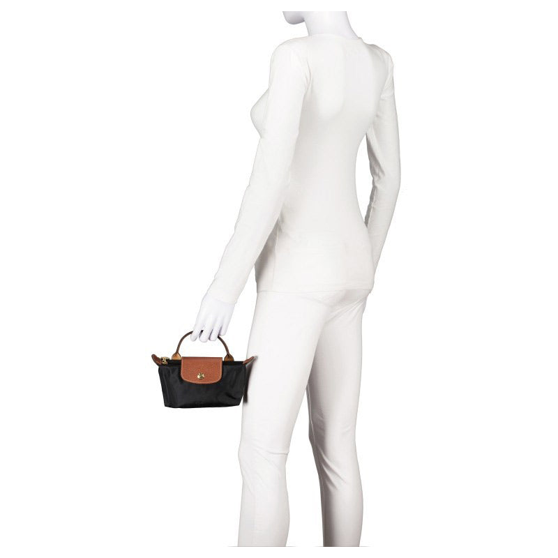 LONGCHAMP ☆ ハンドル付きポーチ LE PLIAGE 【34175 Turtledove】