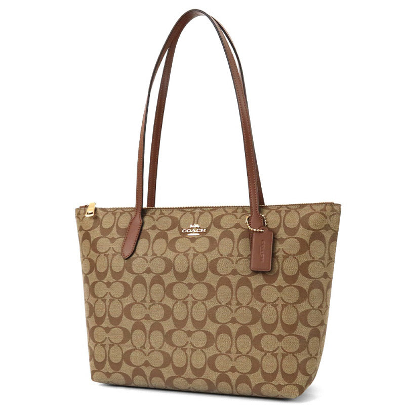 COACH★ZIP TOP TOTE 4455