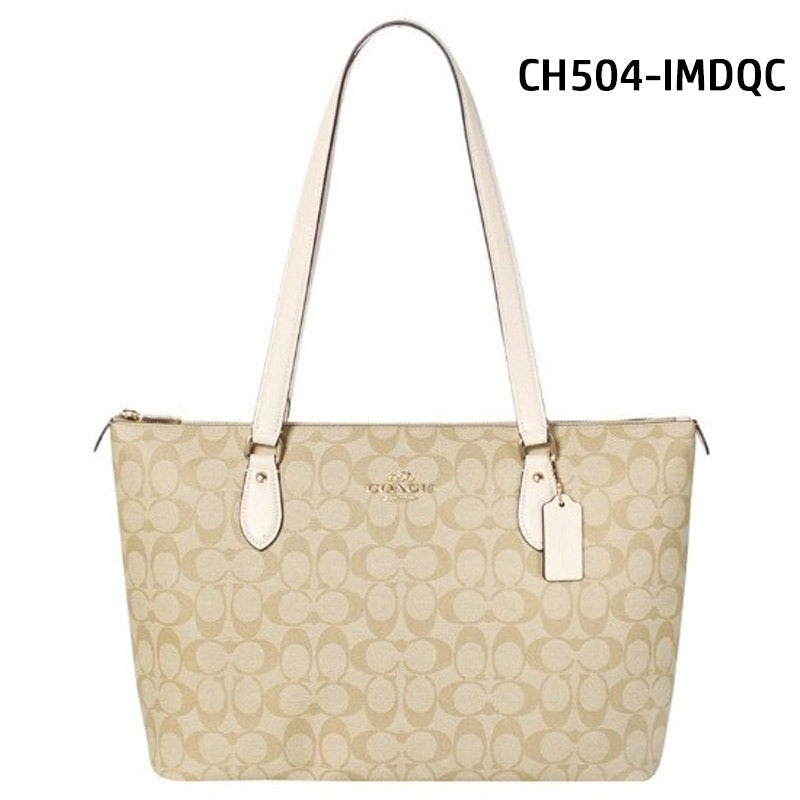 COACH★GALLERY TOTE IN SIGNATURE CANVAS CH504