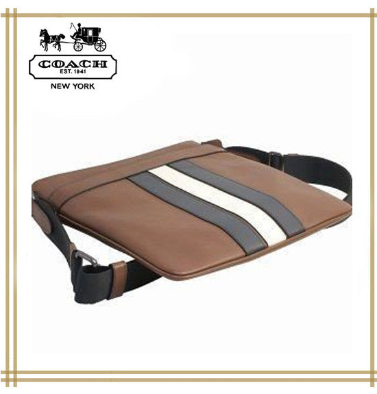 コーチメンズ　COACH  CHARLES CROSSBODY WITH VARSITY STRIPE  F26068   F23216【F23216　QBN3D】
