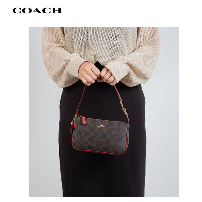 COACH★ NOLITA 19 IN SIGNATURE CANVAS C3308