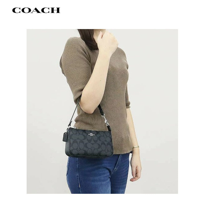 COACH★ NOLITA 19 IN SIGNATURE CANVAS C3308