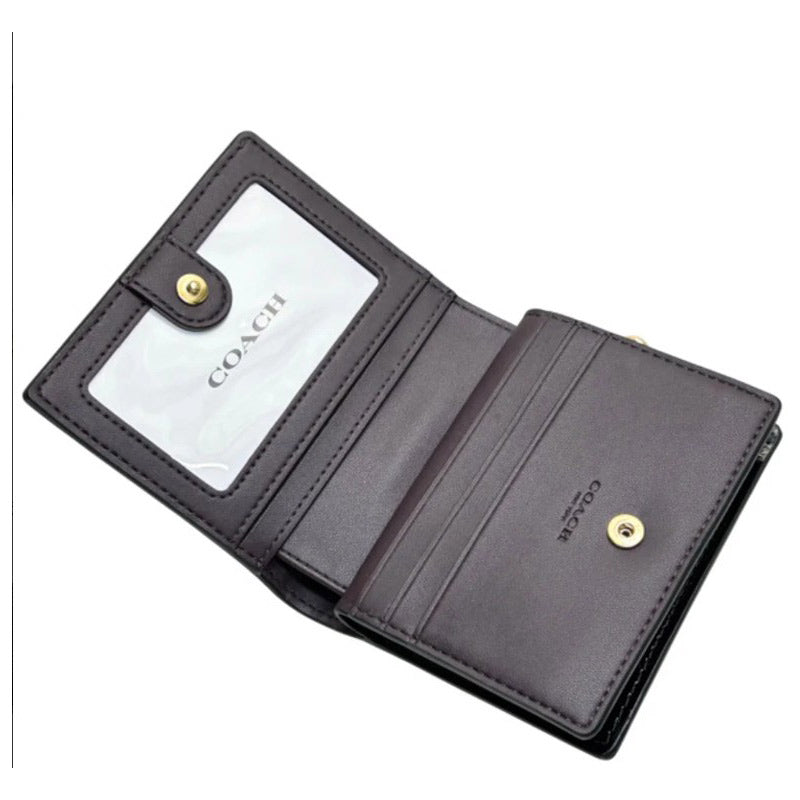 COACH★SNAP WALLET IN SIGNATURE CV415 パテントレザー