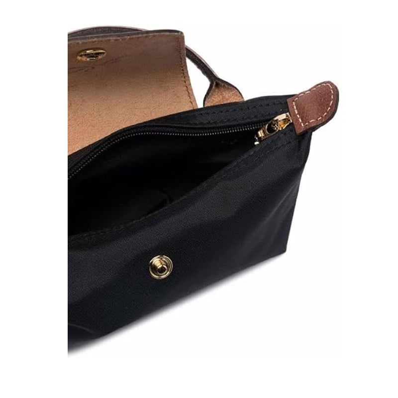 LONGCHAMP ☆ ハンドル付きポーチ LE PLIAGE 【34175 Noir】