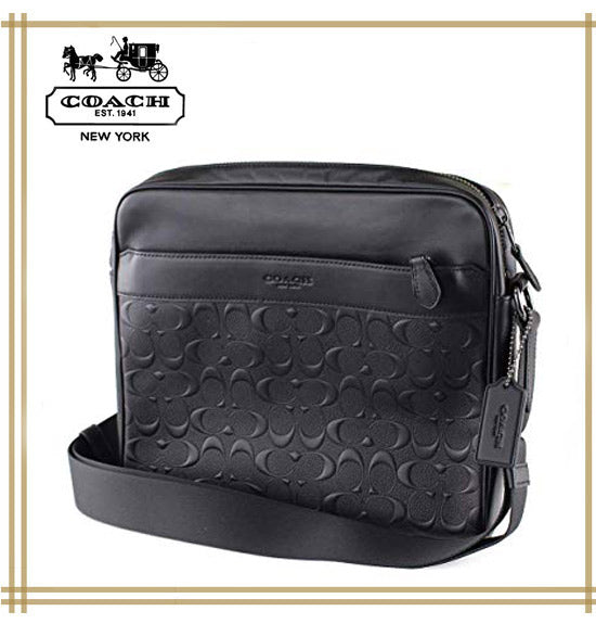 コーチメンズ　COACH  CHARLES SMALL MESSENGER, CHARLES CAMERA BAG　F28577　F28575　F28455　F28456【F28455　QB/BK】