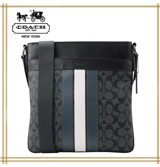 コーチメンズ　COACH  CHARLES CROSSBODY WITH VARSITY STRIPE  F26068   F23216【F26068　QBN3C】