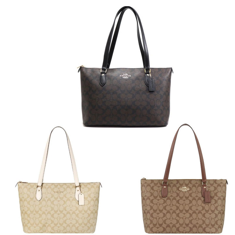 COACH★GALLERY TOTE IN SIGNATURE CANVAS CH504