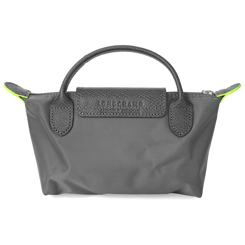 LONGCHAMP ☆ ハンドル付きポーチ LE PLIAGE 【34175 Graphite】