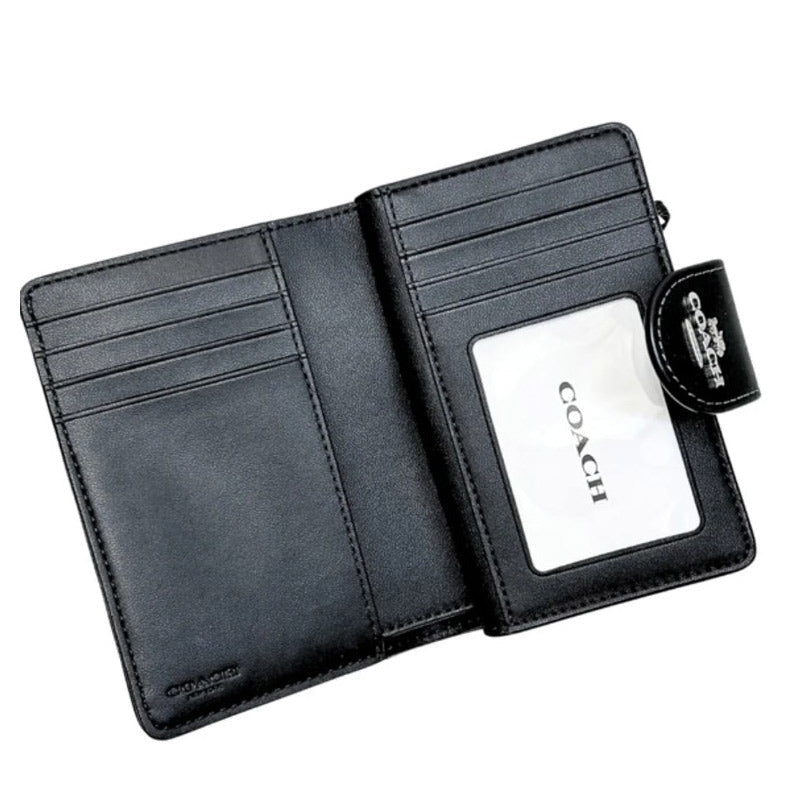 COACH★MEDIUM CORNER ZIP WALLET JACQUARD CU402