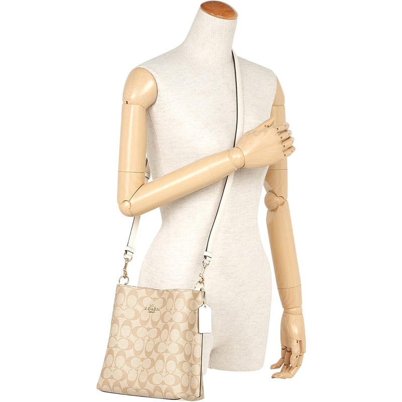 COACH★MOLLIE BUCKET BAG 22 IN SIGNATURE CANVAS CA582