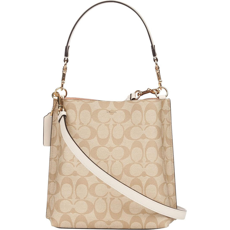COACH★MOLLIE BUCKET BAG 22 IN SIGNATURE CANVAS CA582