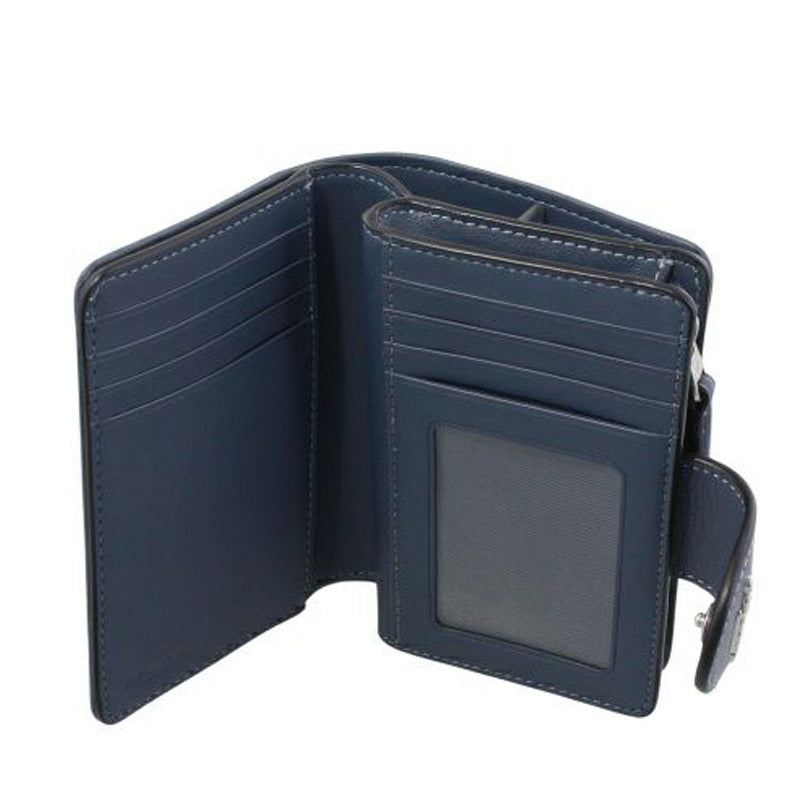 COACH★MEDIUM CORNER ZIP WALLET JACQUARD CU402