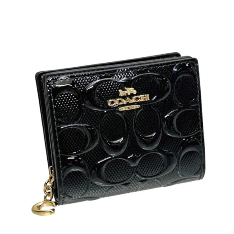 COACH★SNAP WALLET IN SIGNATURE CV415 パテントレザー