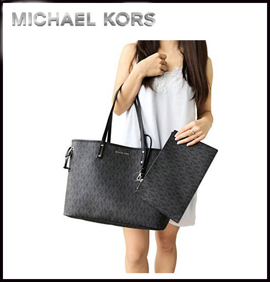 マイケルコース　MICHAEL KORS  JET SET TRAVEL  DRAWSTRING TOTE  35T8GTVT9B   35T8STVT9B【BLACK　35T8STVT9B】