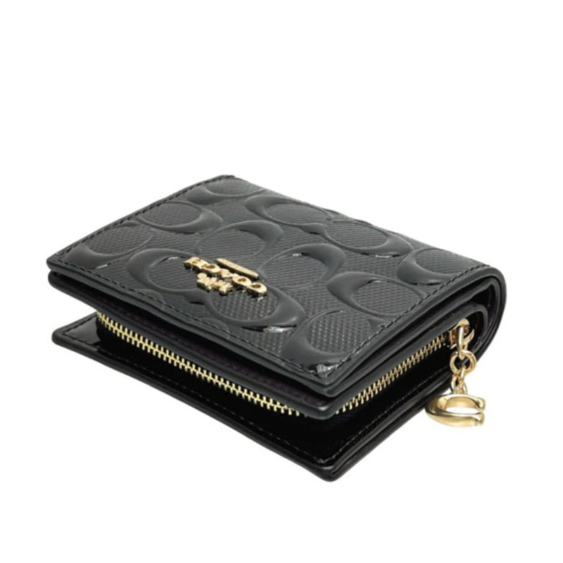 COACH★SNAP WALLET IN SIGNATURE CV415 パテントレザー