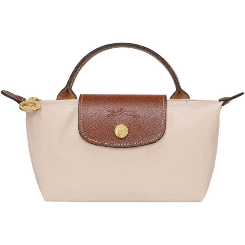 LONGCHAMP ☆ ハンドル付きポーチ LE PLIAGE 【34175 Papier】