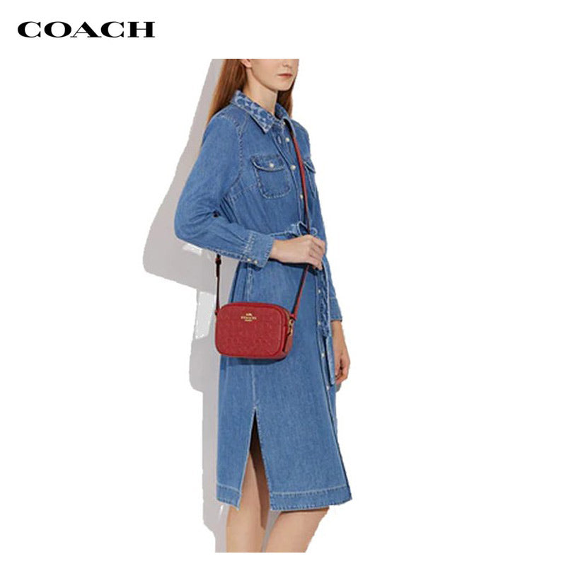 COACH★MINI JAMIE CAMERA BAG IN SIGNATURE LEATHER CC943