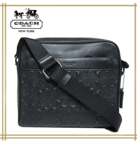 コーチメンズ　COACH  CHARLES SMALL MESSENGER, CHARLES CAMERA BAG　F28577　F28575　F28455　F28456【F28455　QB/BK】