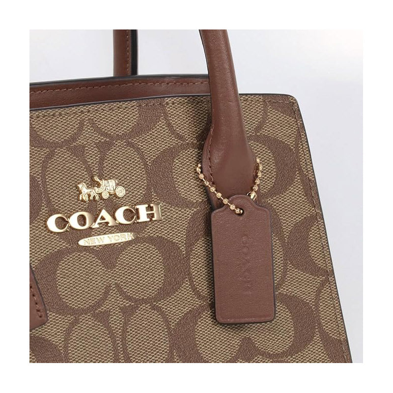 COACH★ANDREA CARRYALL IN SIGNATURE CANVAS CP083