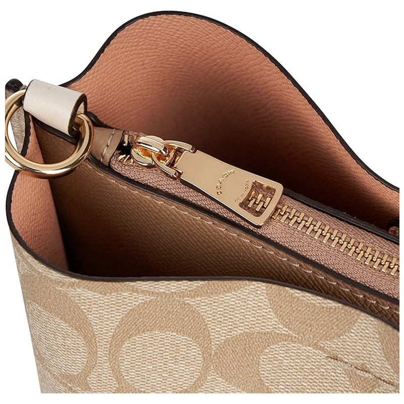 COACH★MOLLIE BUCKET BAG 22 IN SIGNATURE CANVAS CA582