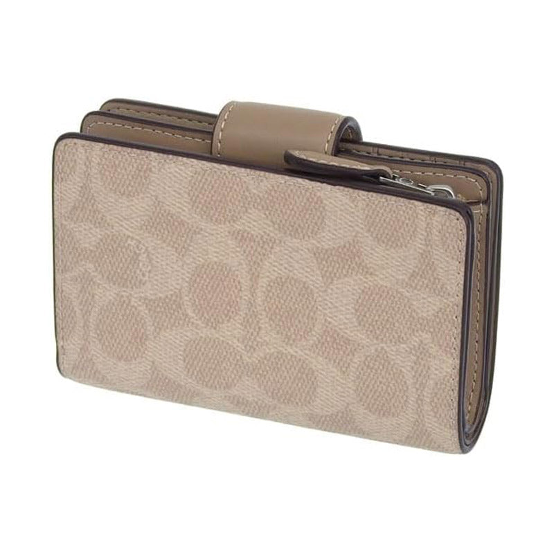 COACH★MEDIUM CORNER ZIP WALLET  【CW786  SVPWH】